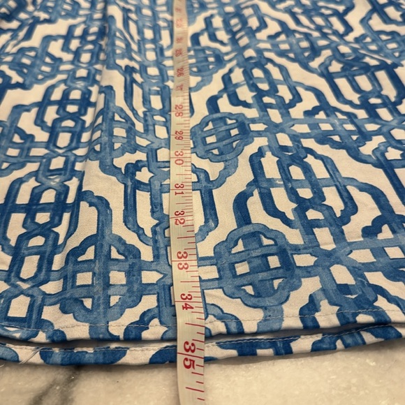 Mud Pie Women's sleeveless mini dress in geometric  Print size small - Picture 7 of 11